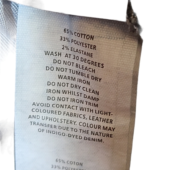 NWT Boohoo Blue maternity Sz.12 Thea over the bump jeans denimcore comfortcore - Picture 10 of 12